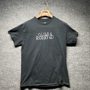 Olivia‎ Rodrigo T Shirt Medium Black Purple Print Graphic Concert Merch